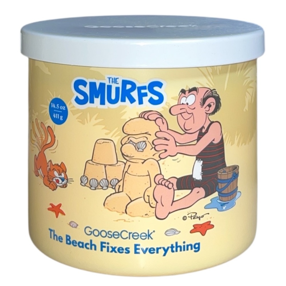 The Smurfs The Beach Fixes Everything 14.5 oz 3-wick Soy Candle